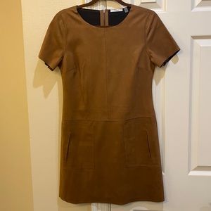 Dex faux suede dress